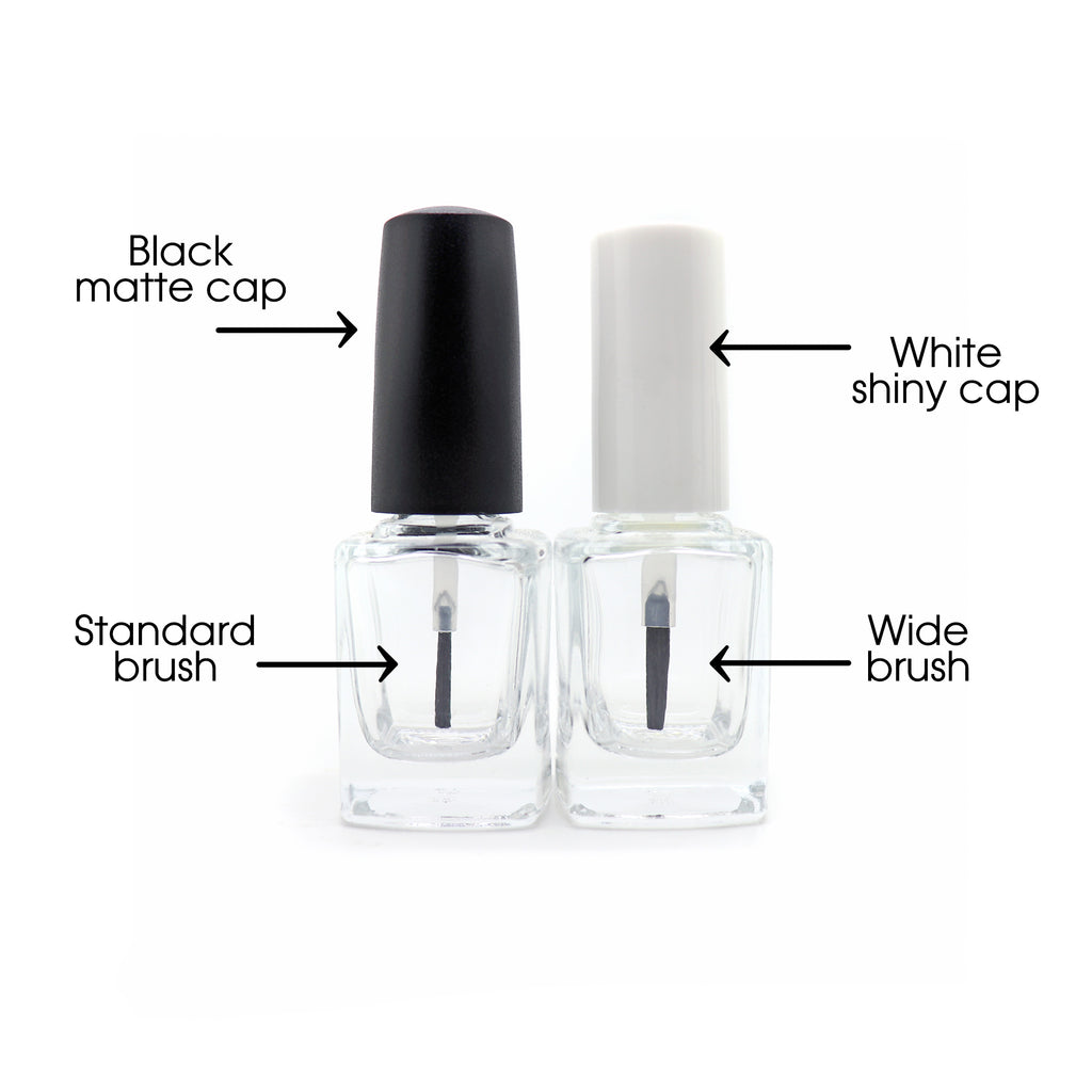 11ml Square Empty Nail Polish Bottles