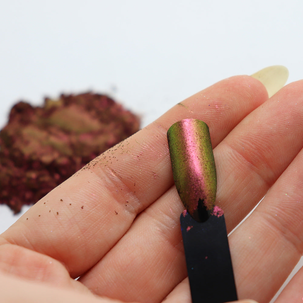 Pink / Copper / Green Chameleon Multichrome Pigment