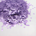 Glitter - Matte Lavender hex .062