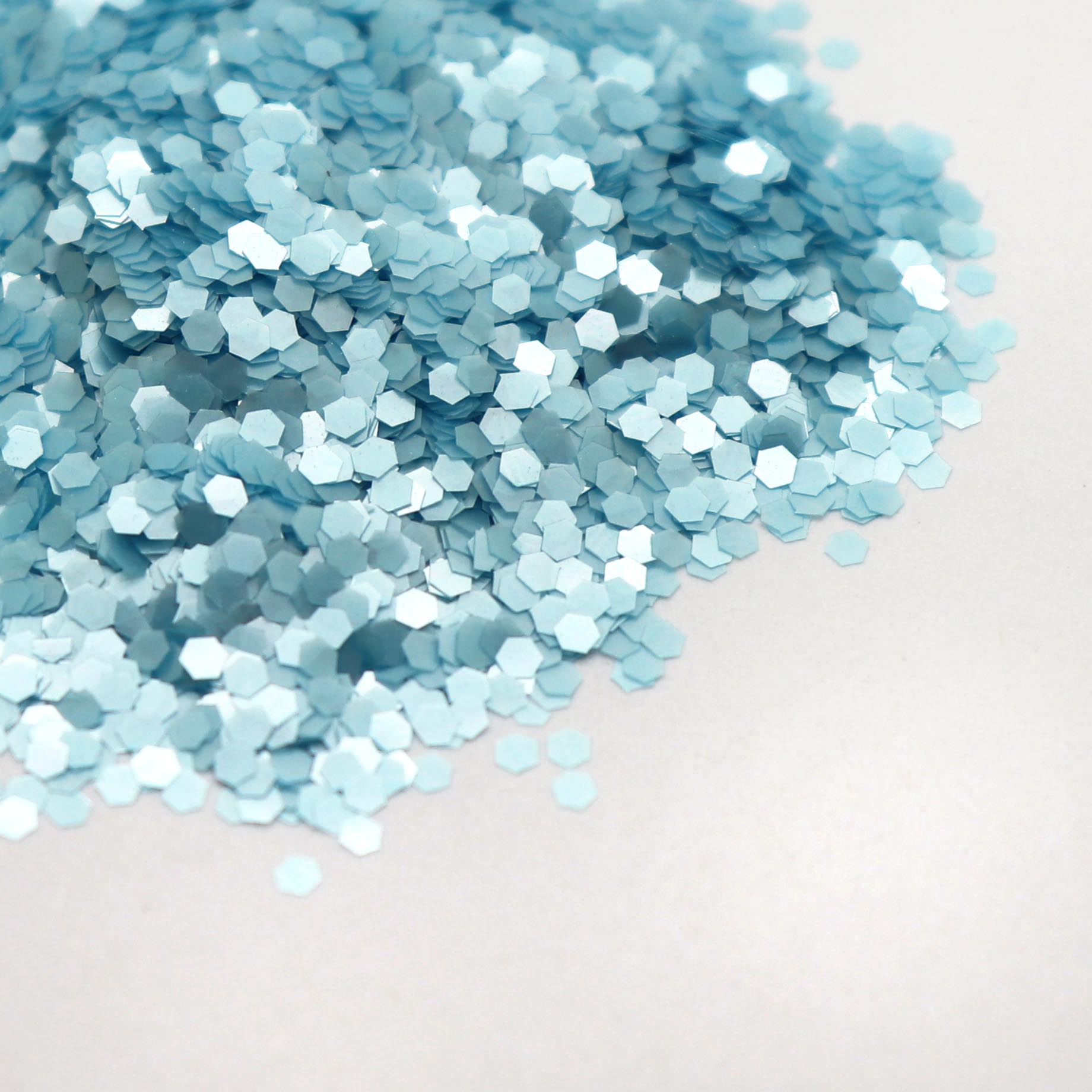 Glitter - Matte Pale Blue hex .062