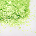 Glitter - Matte Pale Green hex .040