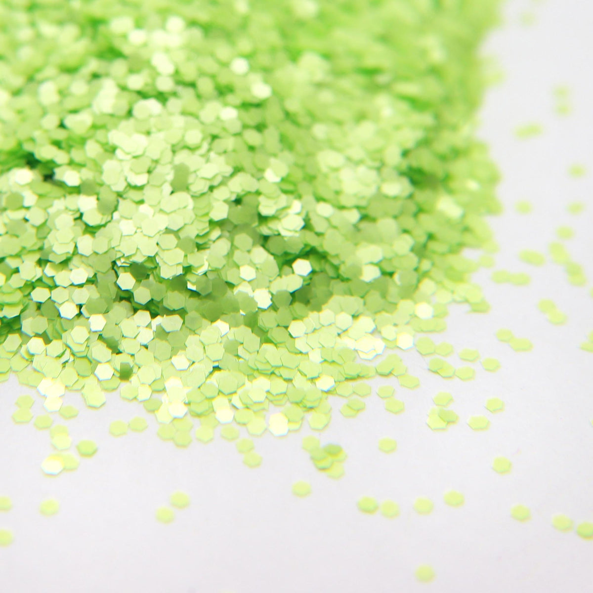 Glitter - Matte Pale Green hex .040