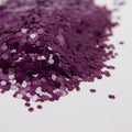 Glitter - Matte Plum Hex .062