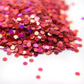 Glitter - Red Holographic Dots .078