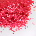 Glitter - Matte Watermelon Hex .062