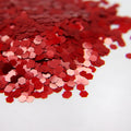 Glitter - Matte Dark Red Hex .094